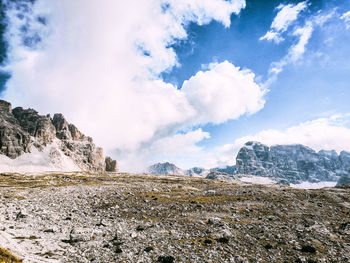 Panoramic view of landscape against sky