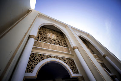 Low angle view of building against sky