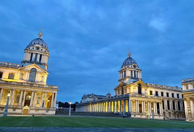 University of greenwich after sunset