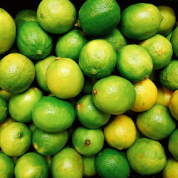 Direct above view of limes