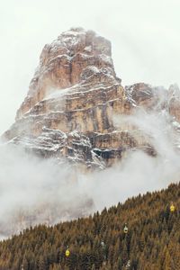 Panorama in alta badia, alto adige, italian alps