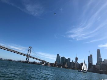 View of city at waterfront