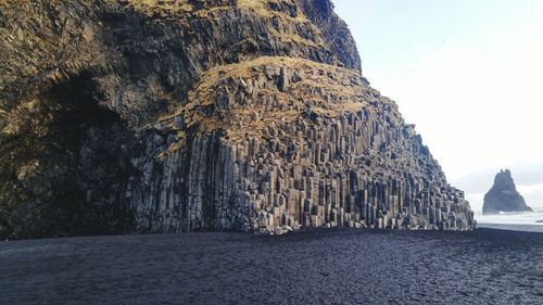 Scenic view of rocky shore