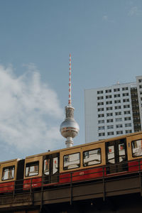 Low angle view of buildings against sky