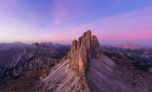 Three peaks of lavaredo