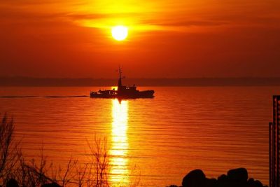 Sunset over sea