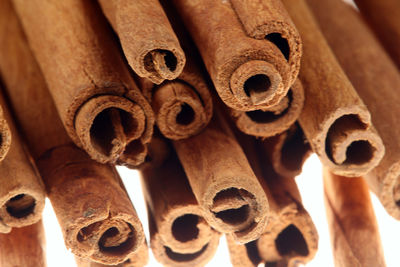 Close-up of cinnamons