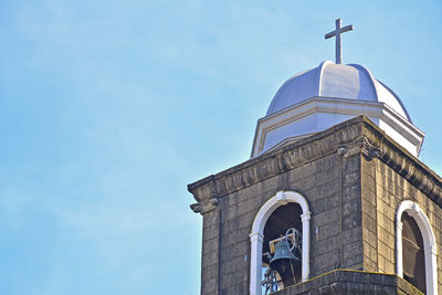 Low angle view of building against sky