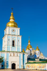 View of cathedral against blue sky