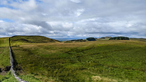 Scenic view of landscape against sky