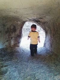 Full length of woman standing in park