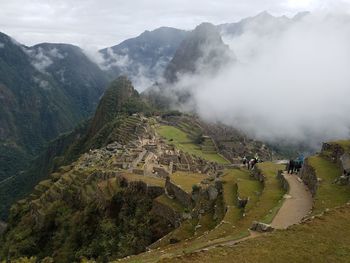 View from the top of machu picchu