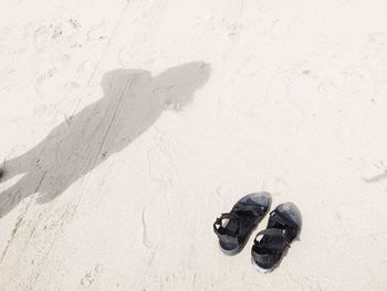 Shadow on sand