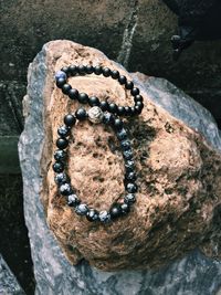 Close-up of rusty rock