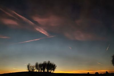 Scenic view of sky at sunset