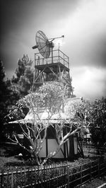 Low angle view of built structure against the sky