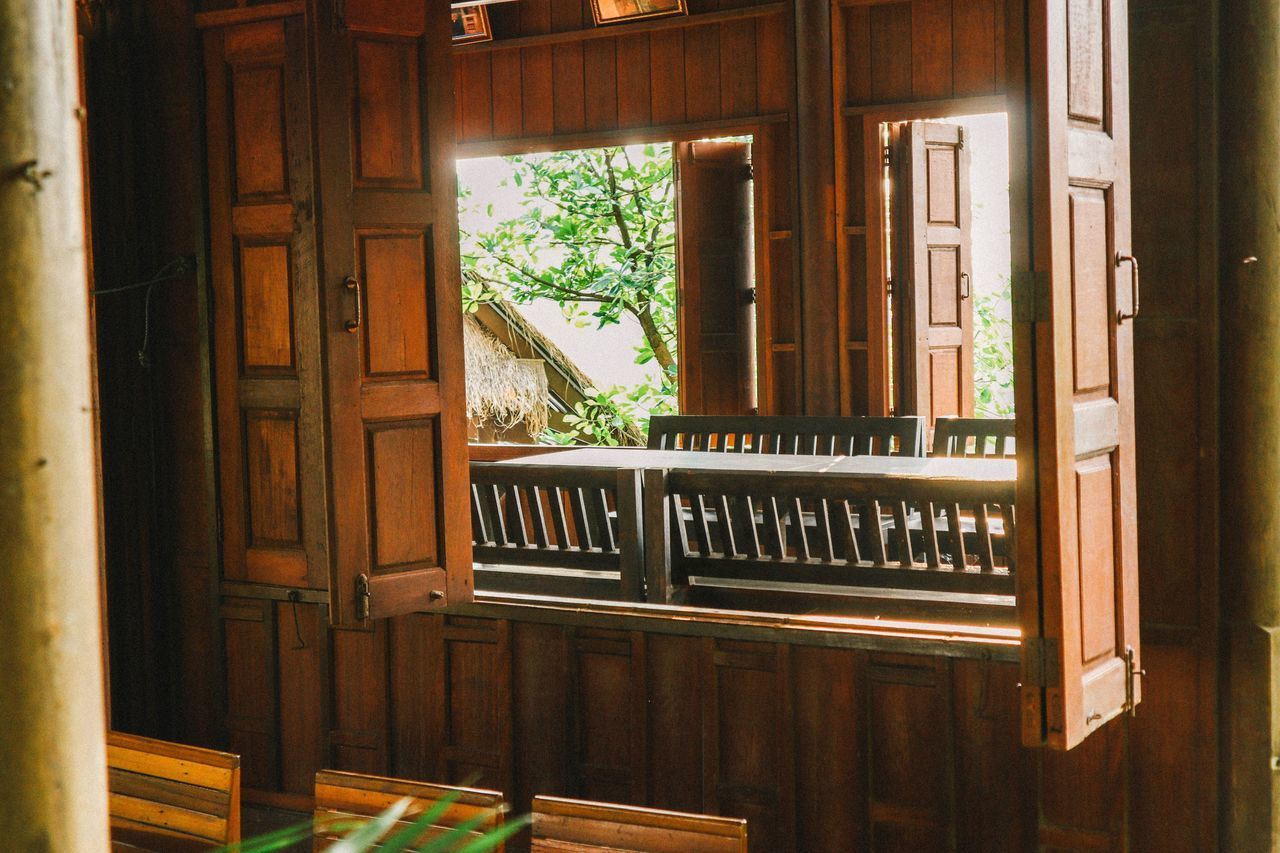 VIEW OF WOODEN HOUSE