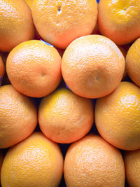 Full frame shot of oranges