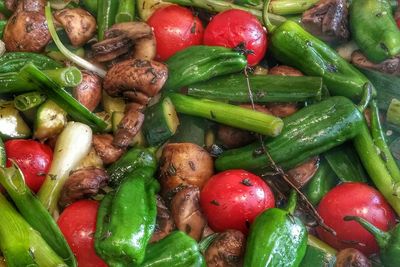 Full frame shot of vegetables