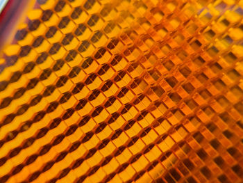 Full frame shot of patterned metal