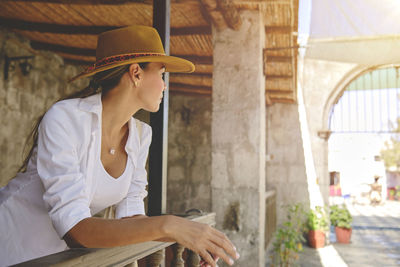 Young woman using mobile phone