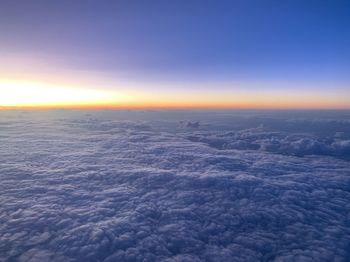 Scenic view of cloudscape during sunset