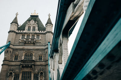 Low angle view of buildings against sky