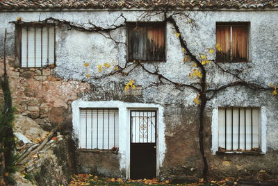 Exterior of old building 