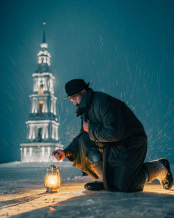 Safeguarding bell tower during the stor