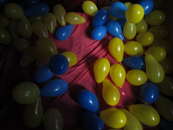 Close-up of multi colored balloons