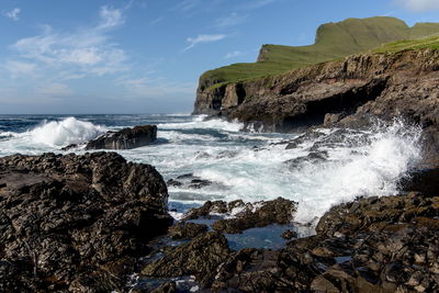 Scenic view of sea