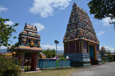 Low angle view of a temple