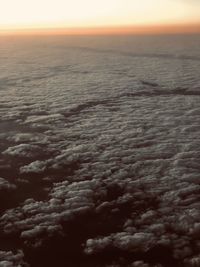 Scenic view of cloudscape during sunset