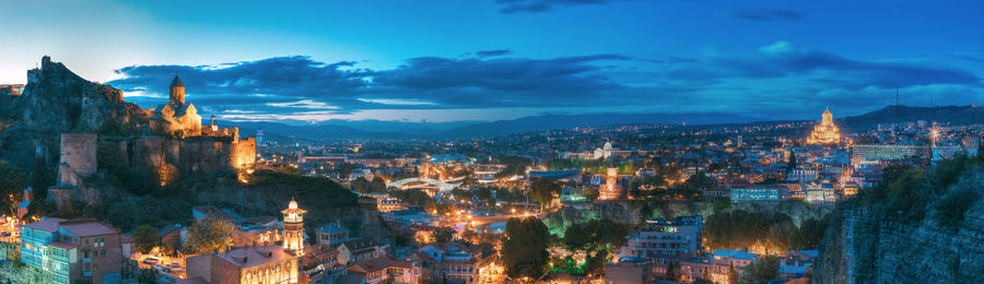 Aerial view of city