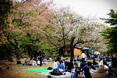 People in park