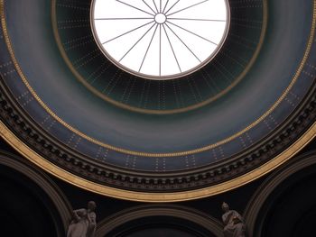 Low angle view of ceiling