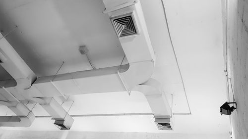 Low angle view of camera against sky