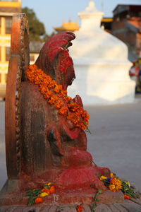 Statues in temple