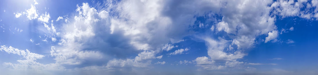 Low angle view of clouds in sky