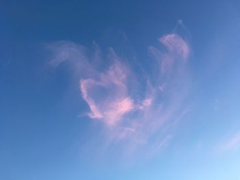 Low angle view of blue sky