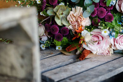 Pink rose bouquet