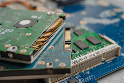 Full frame shot of circuit board