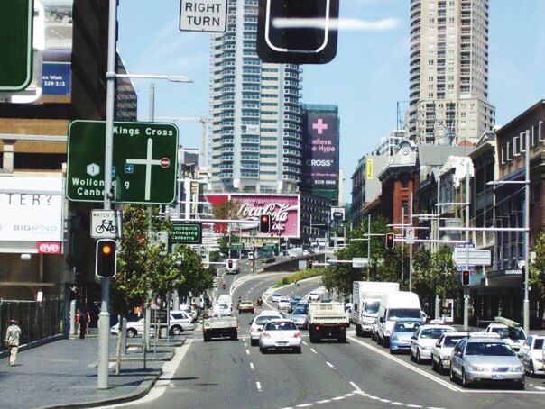 VIEW OF TRAFFIC ON ROAD