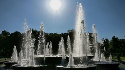 View of fountain