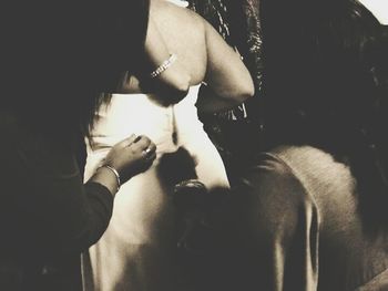 Close-up of woman in bikini