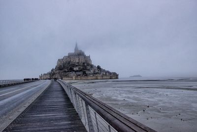 View of le mont-saint-michel, france