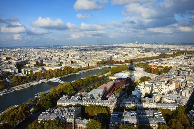 Aerial view of city