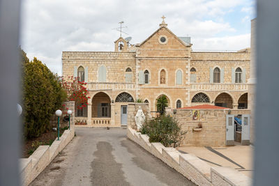 View of historic building against sky