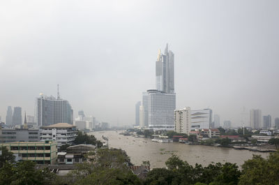 Buildings in city