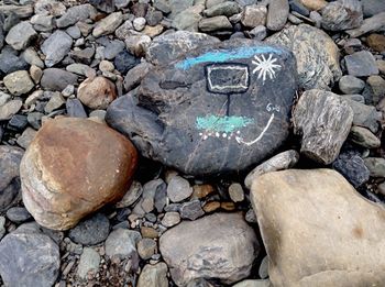 Close-up of stones